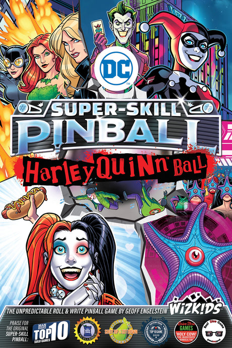 Box art of DC Super-Skill Pinball: Harley Quinn Ball