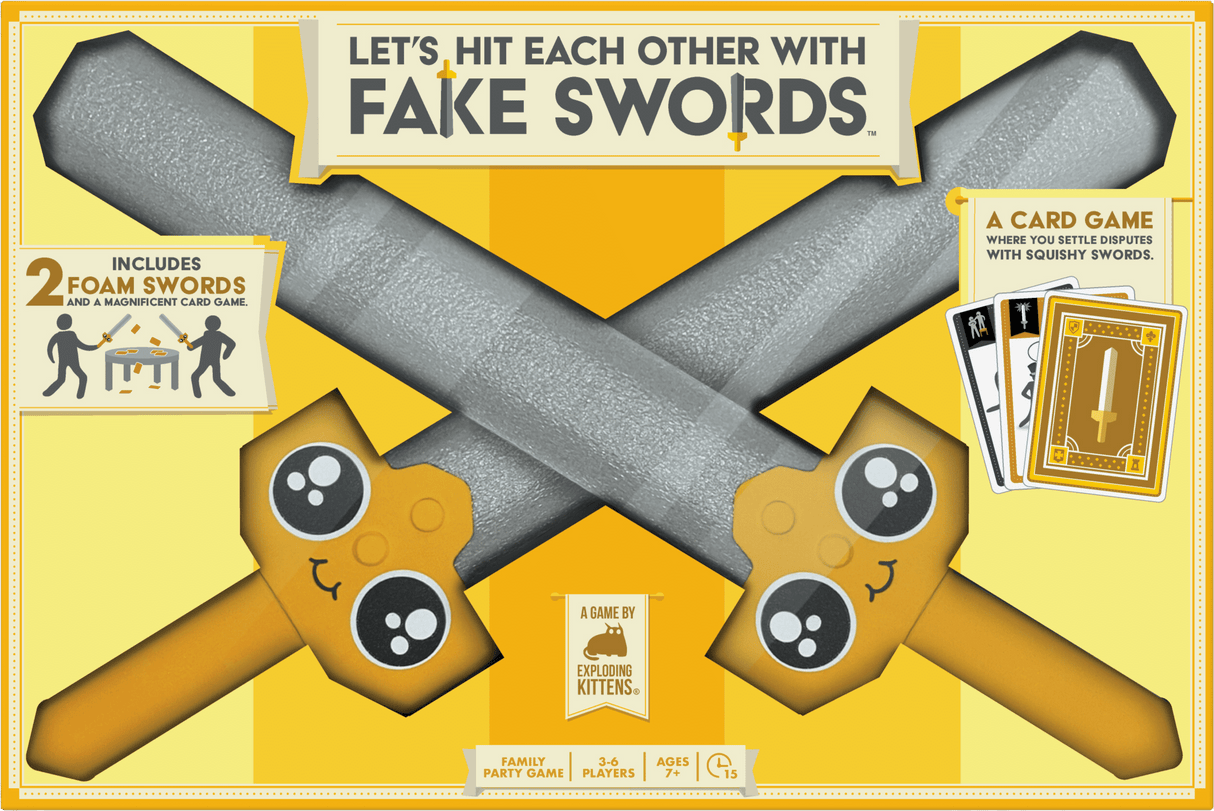 Box art of Let's Hit Each Other with Fake Swords