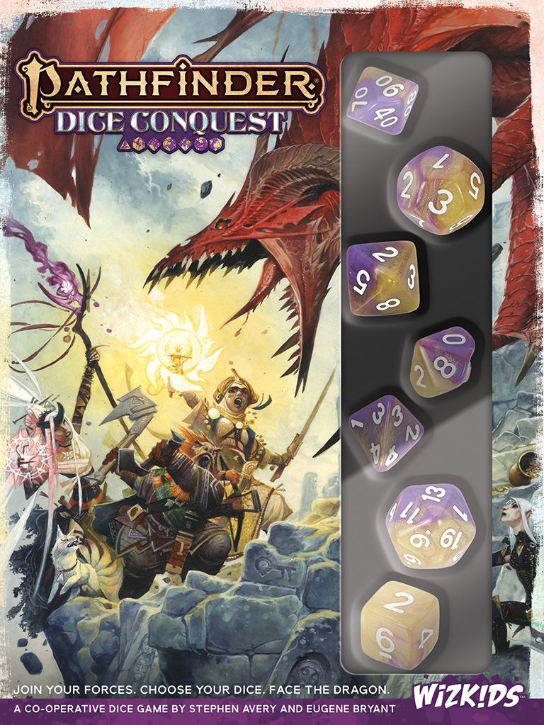 Box art of Pathfinder Dice Conquest