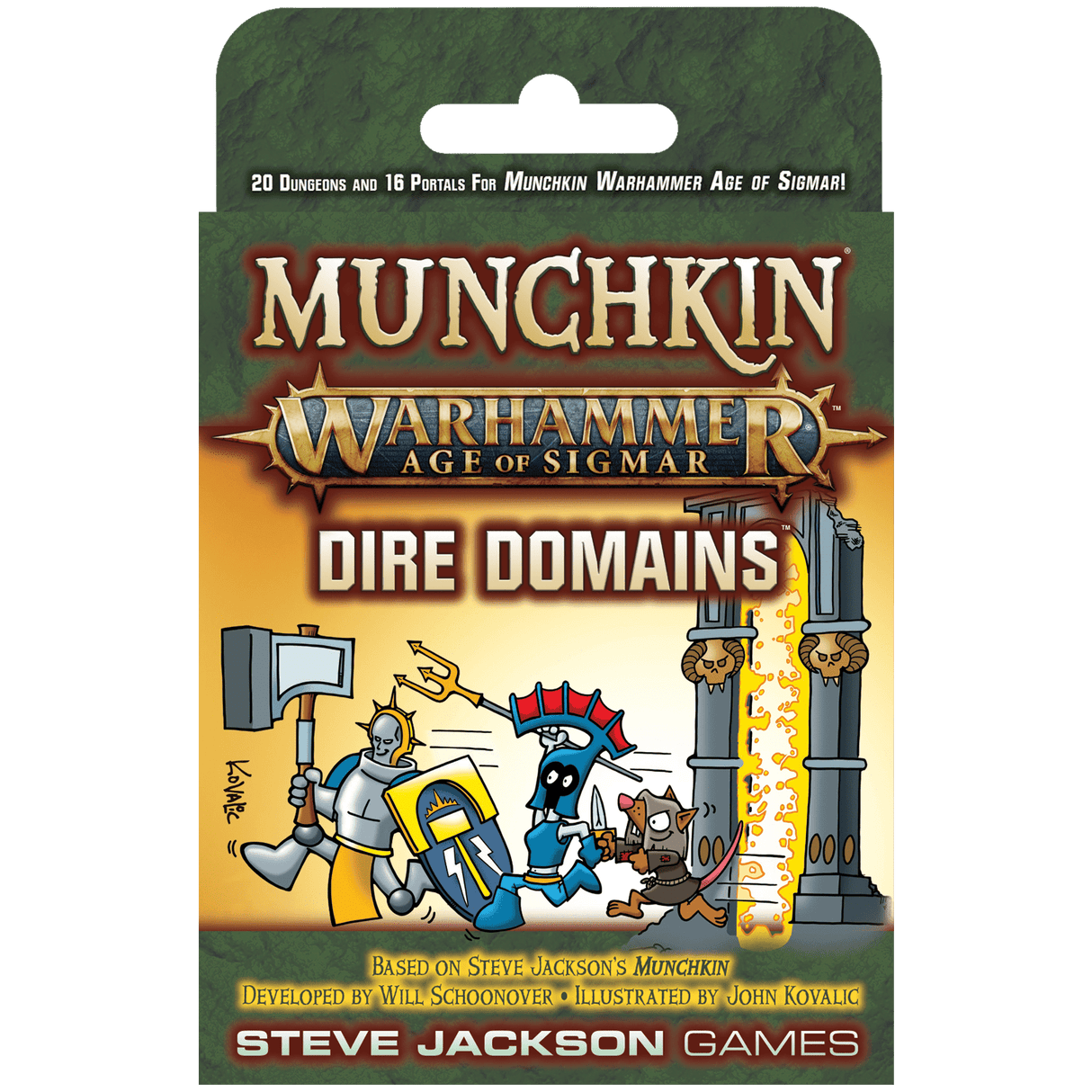 Box art of Munchkin Warhammer: Age of Sigmar – Dire Domains