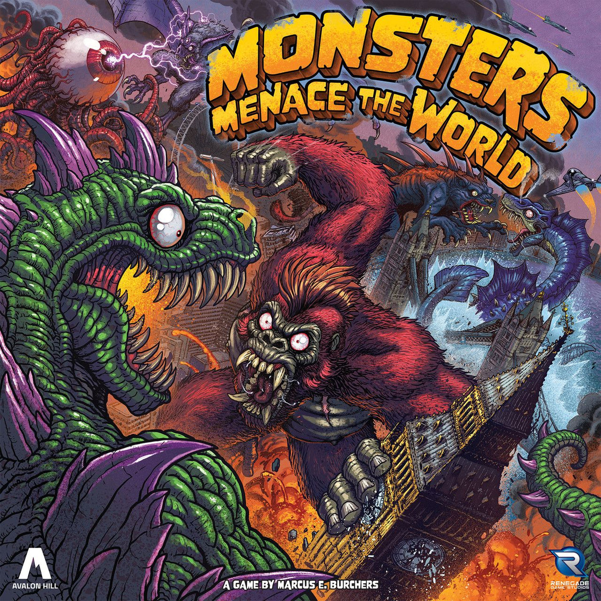 Box art of Monsters Menace the World