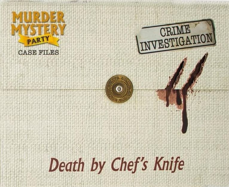 Box art of Murder Mystery Party Case Files: Death by Chef's Knife