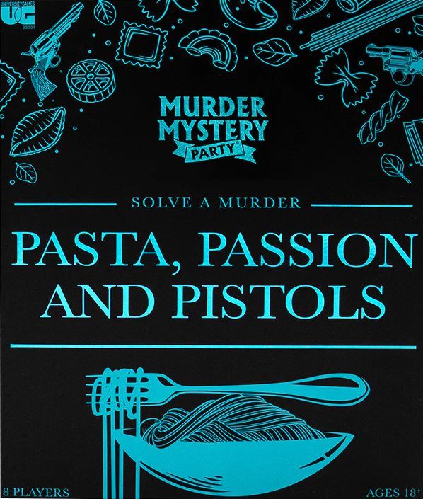 Box art of Murder Mystery Party: Pasta, Passion & Pistols
