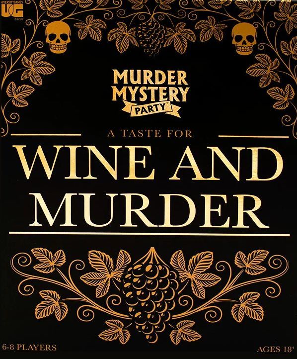 Box art of Murder Mystery Party: A Taste for Wine and Murder