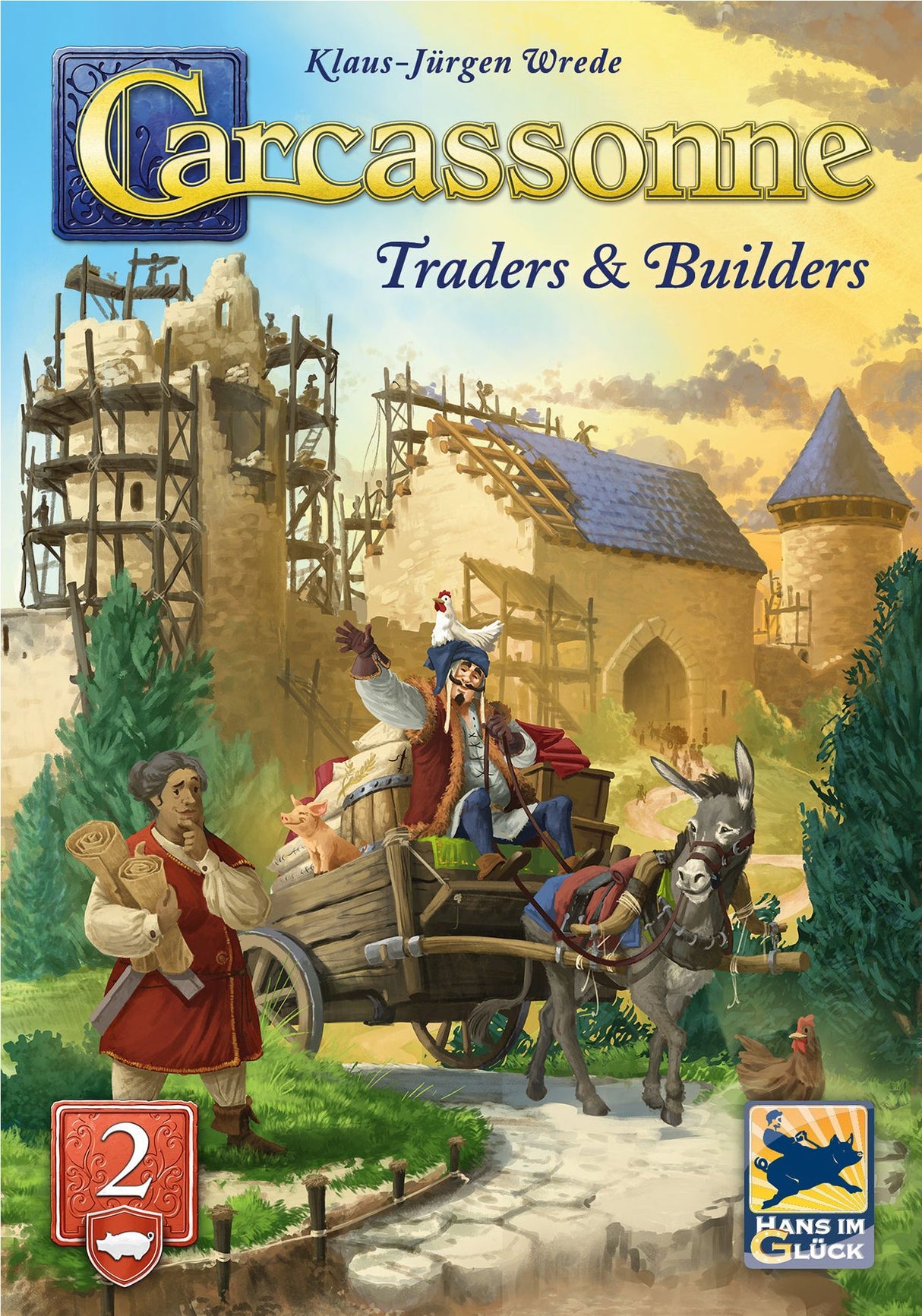 Box art of Carcassonne: Traders & Builders
