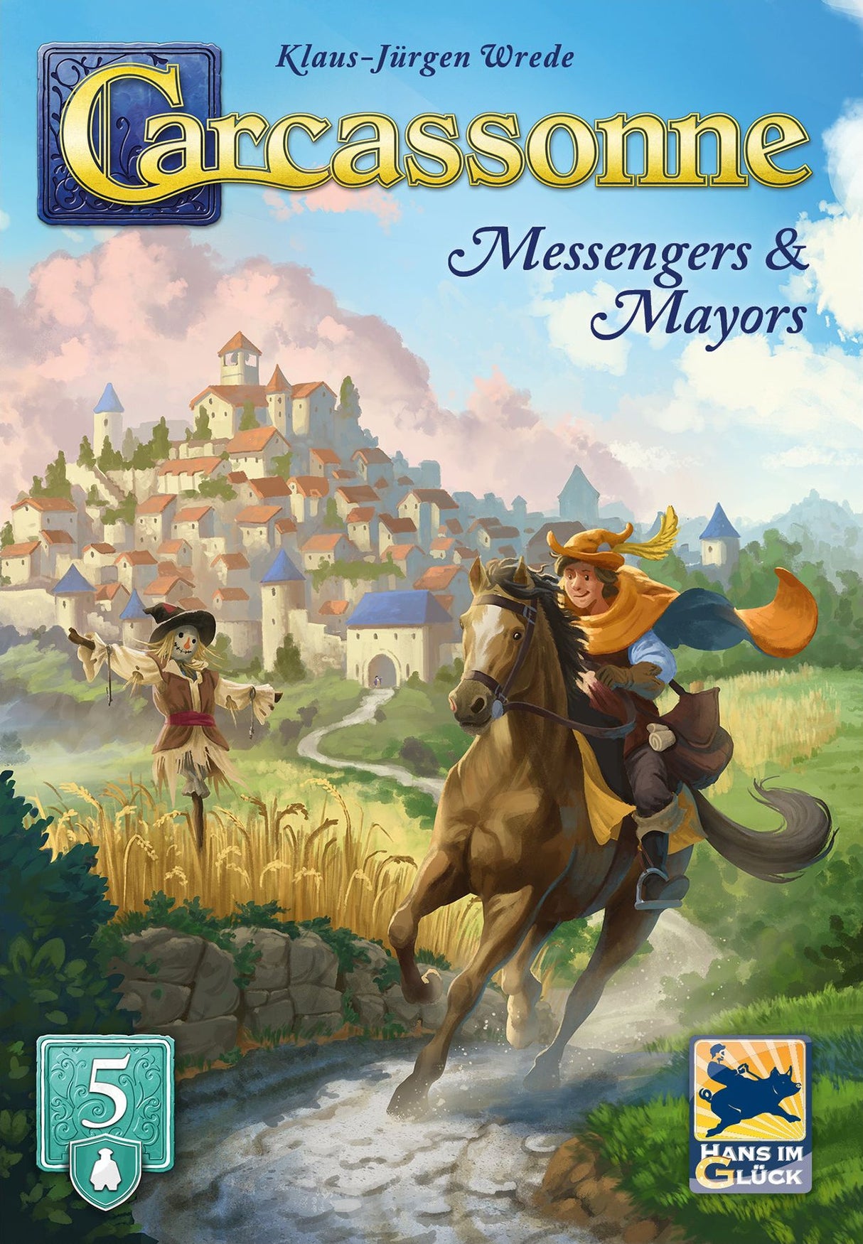 Box art of Carcassonne: Messengers & Mayors