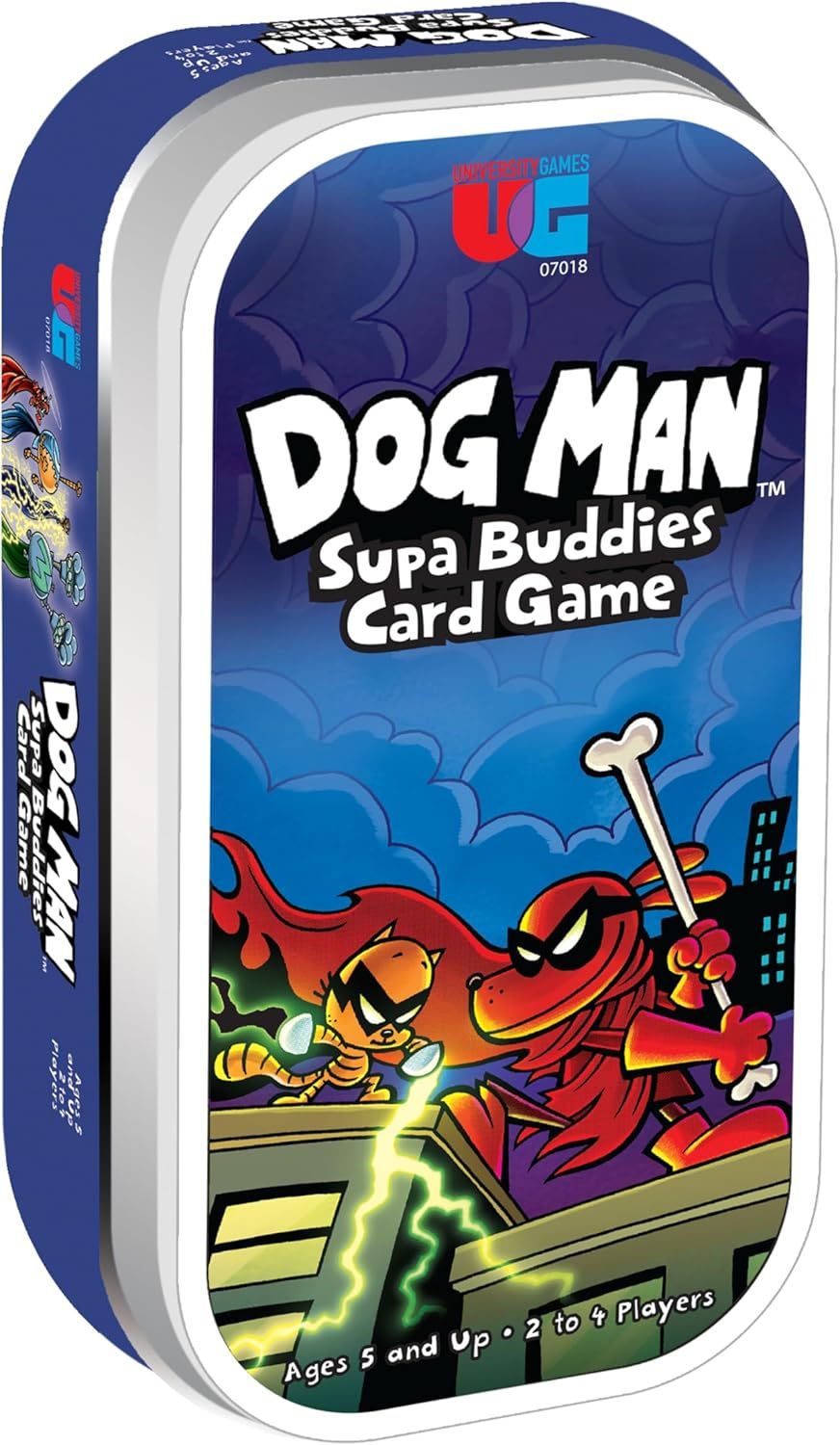 Box art of Dog Man Supa Buddies Card Game