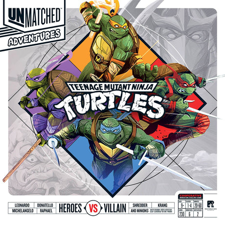 Box art of Unmatched Adventures: Teenage Mutant Ninja Turtles